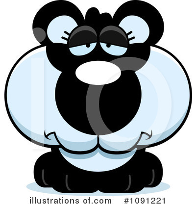 Royalty-Free (RF) Panda Clipart Illustration by Cory Thoman - Stock Sample #1091221