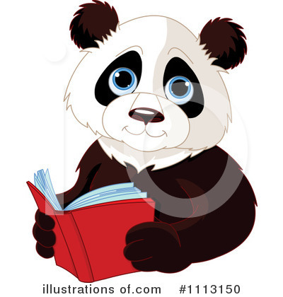 Royalty-Free (RF) Panda Clipart Illustration by Pushkin - Stock Sample #1113150