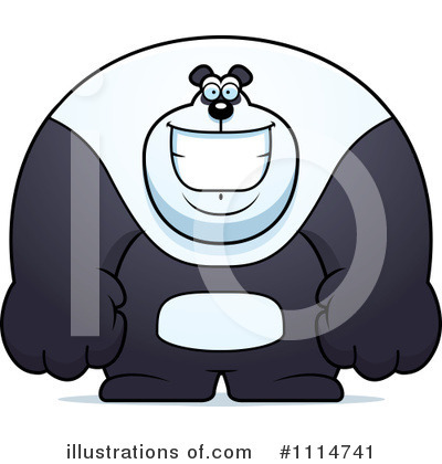 Royalty-Free (RF) Panda Clipart Illustration by Cory Thoman - Stock Sample #1114741
