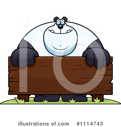 Royalty-Free (RF) Panda Clipart Illustration by Cory Thoman - Stock Sample #1114743