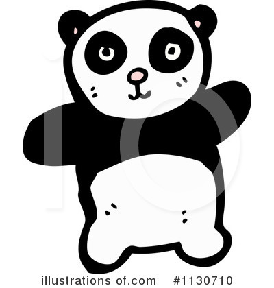 Royalty-Free (RF) Panda Clipart Illustration by lineartestpilot - Stock Sample #1130710