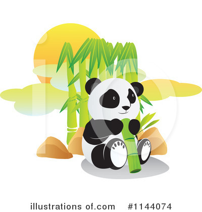 Royalty-Free (RF) Panda Clipart Illustration by YUHAIZAN YUNUS - Stock Sample #1144074