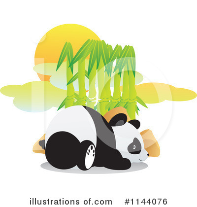 Royalty-Free (RF) Panda Clipart Illustration by YUHAIZAN YUNUS - Stock Sample #1144076