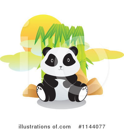 Royalty-Free (RF) Panda Clipart Illustration by YUHAIZAN YUNUS - Stock Sample #1144077