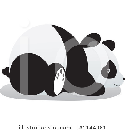 Royalty-Free (RF) Panda Clipart Illustration by YUHAIZAN YUNUS - Stock Sample #1144081