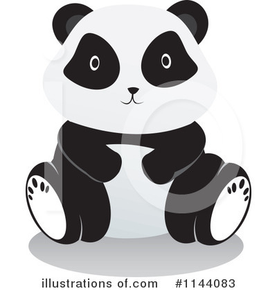 Royalty-Free (RF) Panda Clipart Illustration by YUHAIZAN YUNUS - Stock Sample #1144083