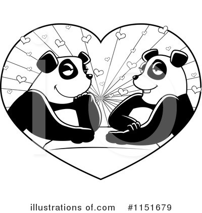 Royalty-Free (RF) Panda Clipart Illustration by Cory Thoman - Stock Sample #1151679