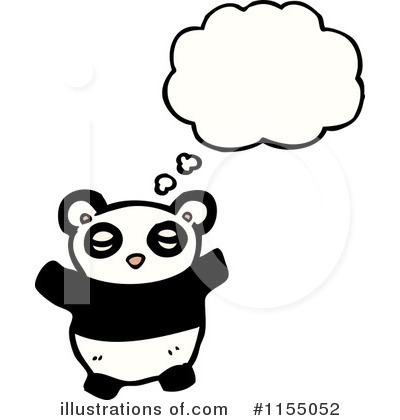 Royalty-Free (RF) Panda Clipart Illustration by lineartestpilot - Stock Sample #1155052