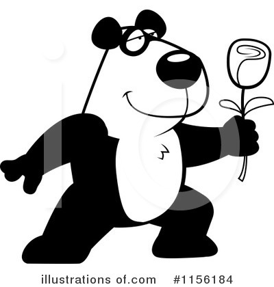 Royalty-Free (RF) Panda Clipart Illustration by Cory Thoman - Stock Sample #1156184