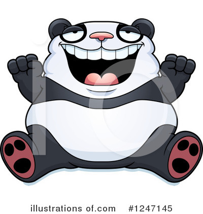 Royalty-Free (RF) Panda Clipart Illustration by Cory Thoman - Stock Sample #1247145