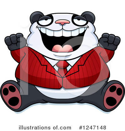 Royalty-Free (RF) Panda Clipart Illustration by Cory Thoman - Stock Sample #1247148
