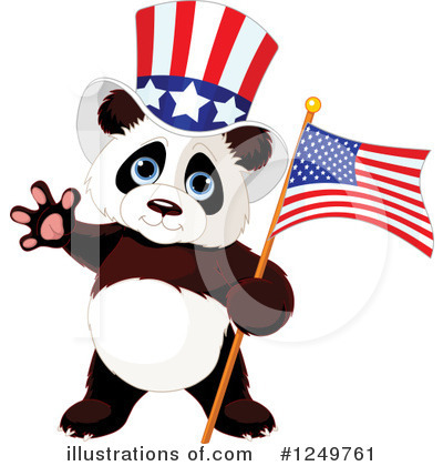 Royalty-Free (RF) Panda Clipart Illustration by Pushkin - Stock Sample #1249761