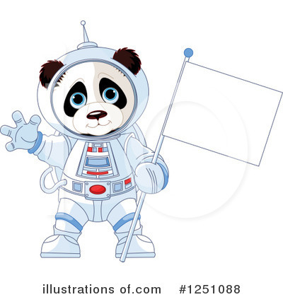 Royalty-Free (RF) Panda Clipart Illustration by Pushkin - Stock Sample #1251088
