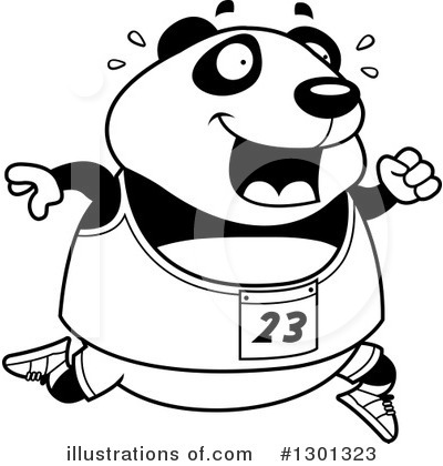 Royalty-Free (RF) Panda Clipart Illustration by Cory Thoman - Stock Sample #1301323