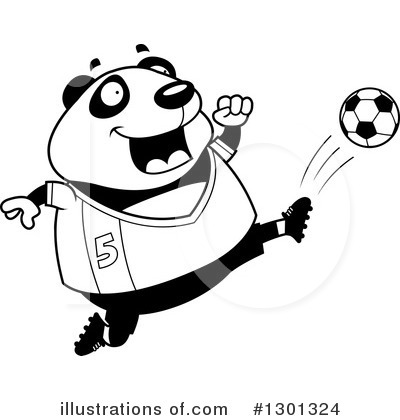 Royalty-Free (RF) Panda Clipart Illustration by Cory Thoman - Stock Sample #1301324
