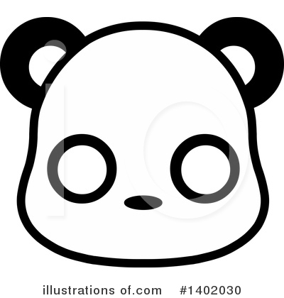 Animal Faces Clipart #1402030 by Pushkin
