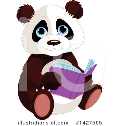 Royalty-Free (RF) Panda Clipart Illustration by Pushkin - Stock Sample #1427505