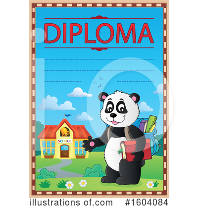Royalty-Free (RF) Panda Clipart Illustration by visekart - Stock Sample #1604084