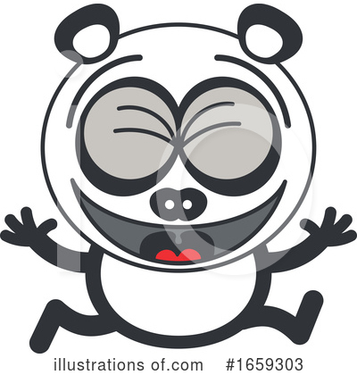 Royalty-Free (RF) Panda Clipart Illustration by Zooco - Stock Sample #1659303