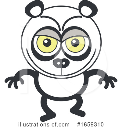 Royalty-Free (RF) Panda Clipart Illustration by Zooco - Stock Sample #1659310