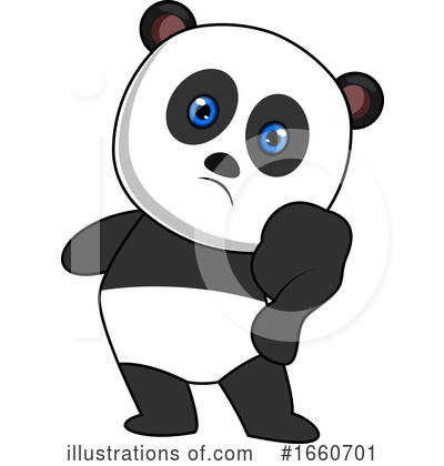 Royalty-Free (RF) Panda Clipart Illustration by Morphart Creations - Stock Sample #1660701