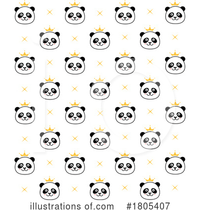 Royalty-Free (RF) Panda Clipart Illustration by Vitmary Rodriguez - Stock Sample #1805407