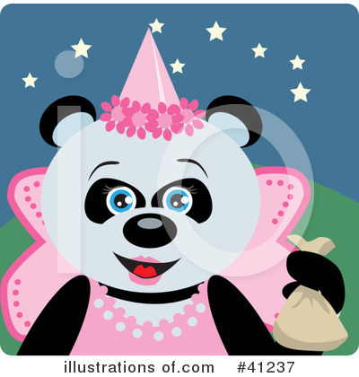 Panda Bear Clipart #41237 by Dennis Holmes Designs