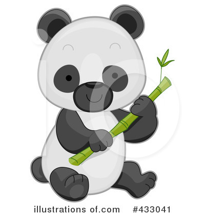 Royalty-Free (RF) Panda Clipart Illustration by BNP Design Studio - Stock Sample #433041