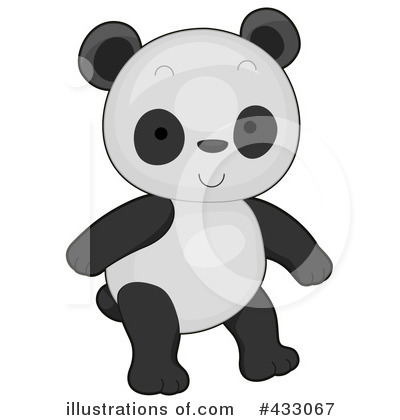 Royalty-Free (RF) Panda Clipart Illustration by BNP Design Studio - Stock Sample #433067