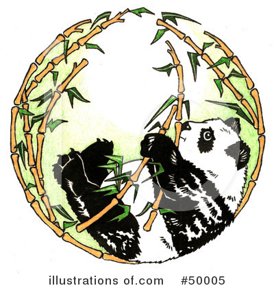 Royalty-Free (RF) Panda Clipart Illustration by LoopyLand - Stock Sample #50005