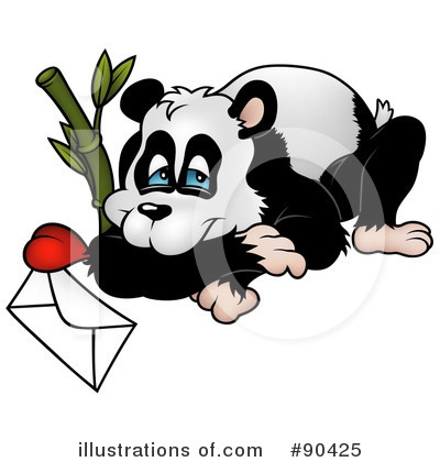 Royalty-Free (RF) Panda Clipart Illustration by dero - Stock Sample #90425
