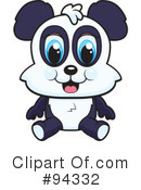 Panda Clipart #94332 by Cory Thoman
