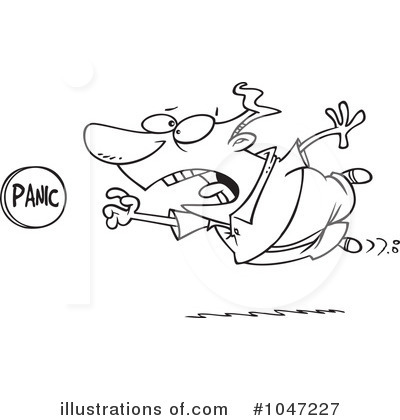Royalty-Free (RF) Panic Clipart Illustration by toonaday - Stock Sample #1047227