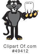 Panther Character Clipart #49412 by Mascot Junction