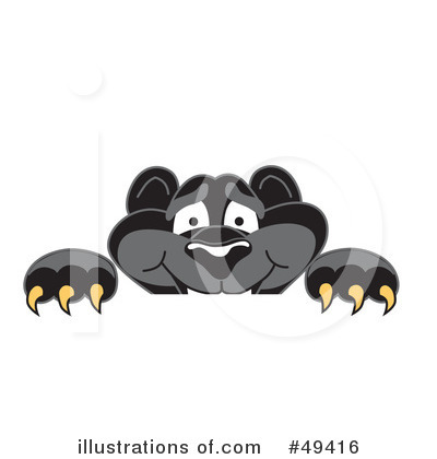 Royalty-Free (RF) Panther Character Clipart Illustration by Mascot Junction - Stock Sample #49416