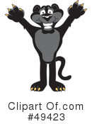 Panther Character Clipart #49423 by Mascot Junction