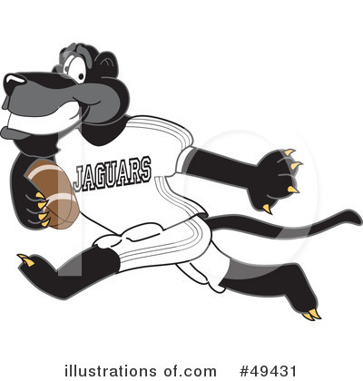 Football Clipart #49431 by Mascot Junction