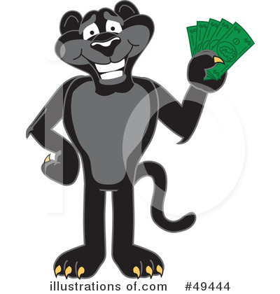 Jaguar Character Clipart #49444 by Mascot Junction