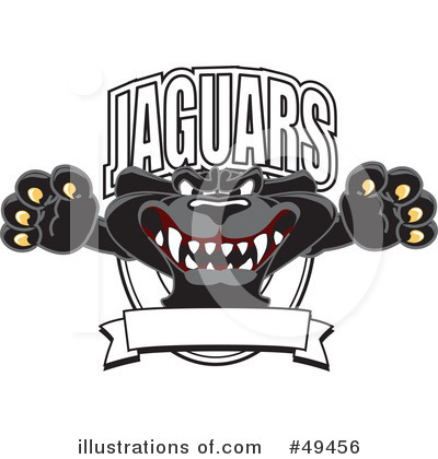Jaguar Character Clipart #49456 by Mascot Junction