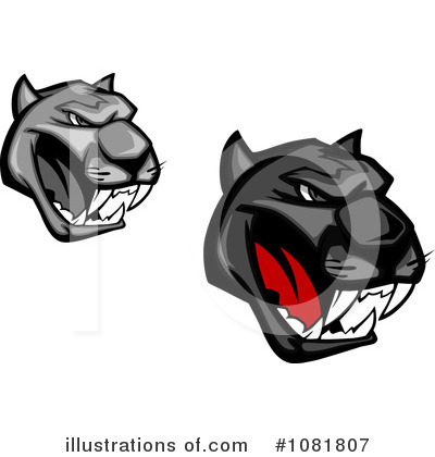 Royalty-Free (RF) Panther Clipart Illustration by Vector Tradition SM - Stock Sample #1081807