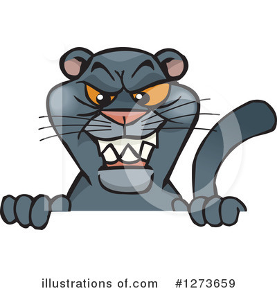 Panther Clipart #1273659 by Dennis Holmes Designs