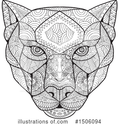 Royalty-Free (RF) Panther Clipart Illustration by patrimonio - Stock Sample #1506094