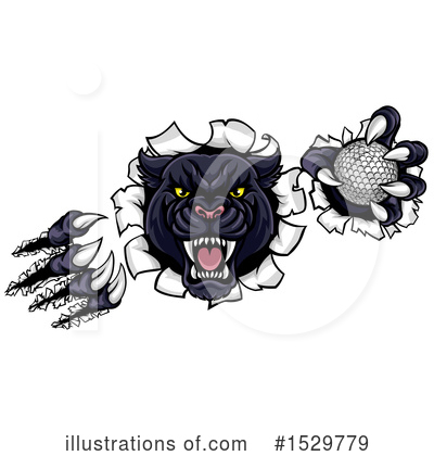 Royalty-Free (RF) Panther Clipart Illustration by AtStockIllustration - Stock Sample #1529779