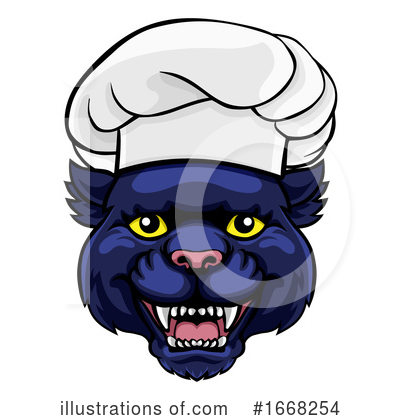 Royalty-Free (RF) Panther Clipart Illustration by AtStockIllustration - Stock Sample #1668254