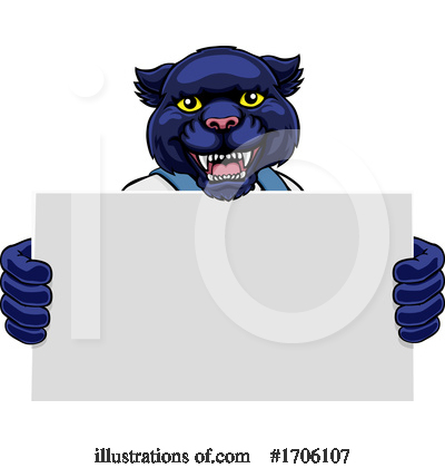 Royalty-Free (RF) Panther Clipart Illustration by AtStockIllustration - Stock Sample #1706107