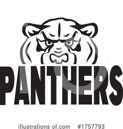 Panther Clipart #1757793 by Johnny Sajem