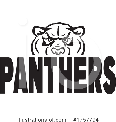 Panther Clipart #1757794 by Johnny Sajem
