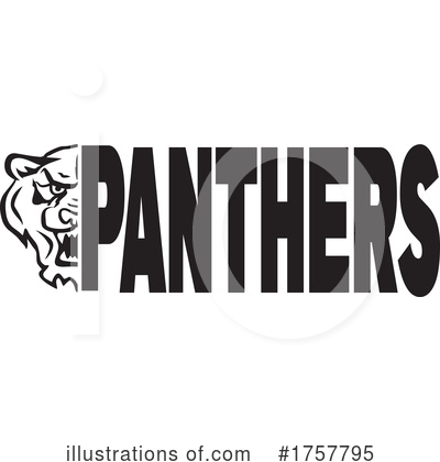 Panther Clipart #1757795 by Johnny Sajem