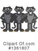 Panther School Mascot Clipart #1361807 by Mascot Junction
