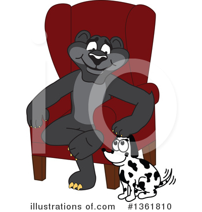 Royalty-Free (RF) Panther School Mascot Clipart Illustration by Mascot Junction - Stock Sample #1361810